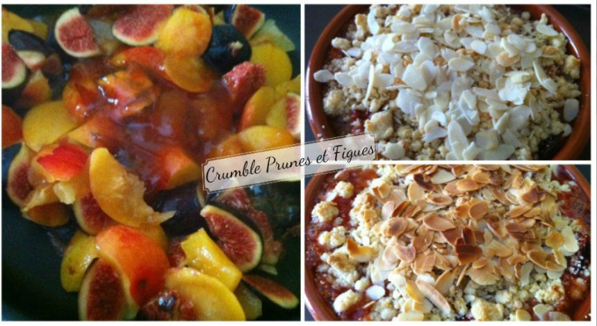 Crumble prunes et figues
