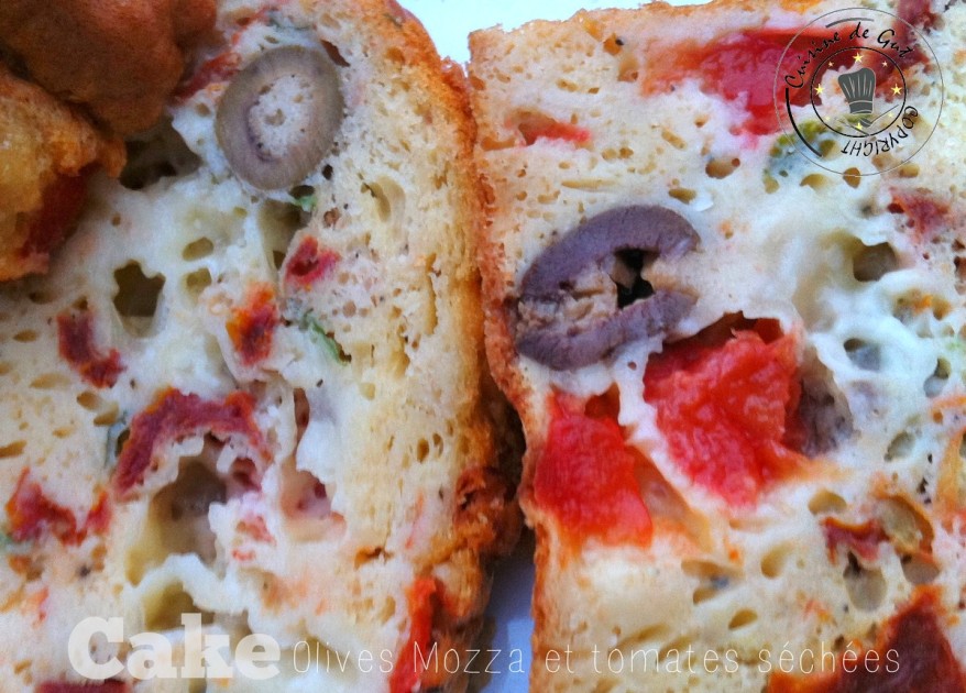 Cake Olives mozza et tomates séchées3