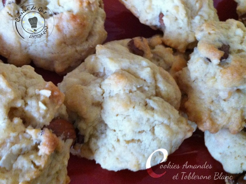 Cookies amandes et Toblerone Blanc1
