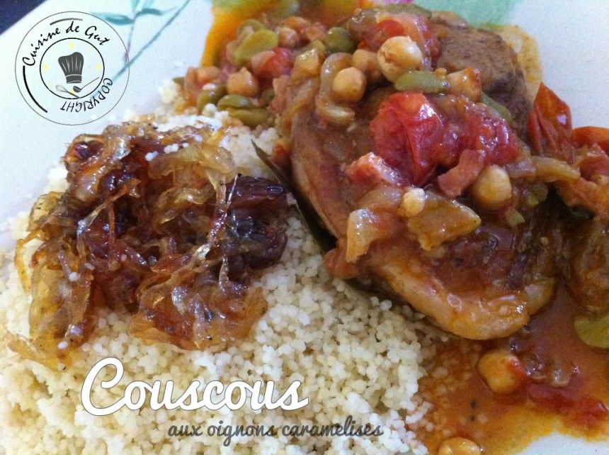 Couscous aux oignons caramélisés1