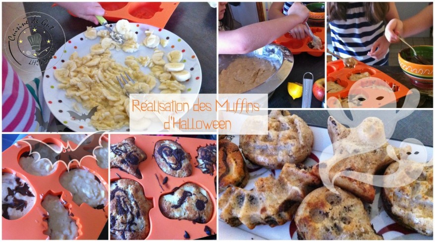 Muffins d'Halloween réalisation