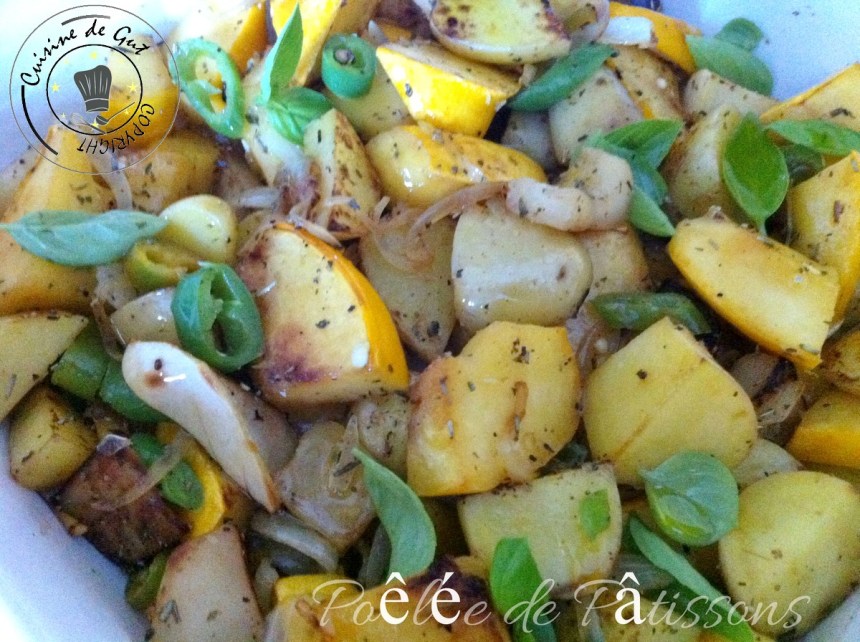 Poêllée de pâtissons