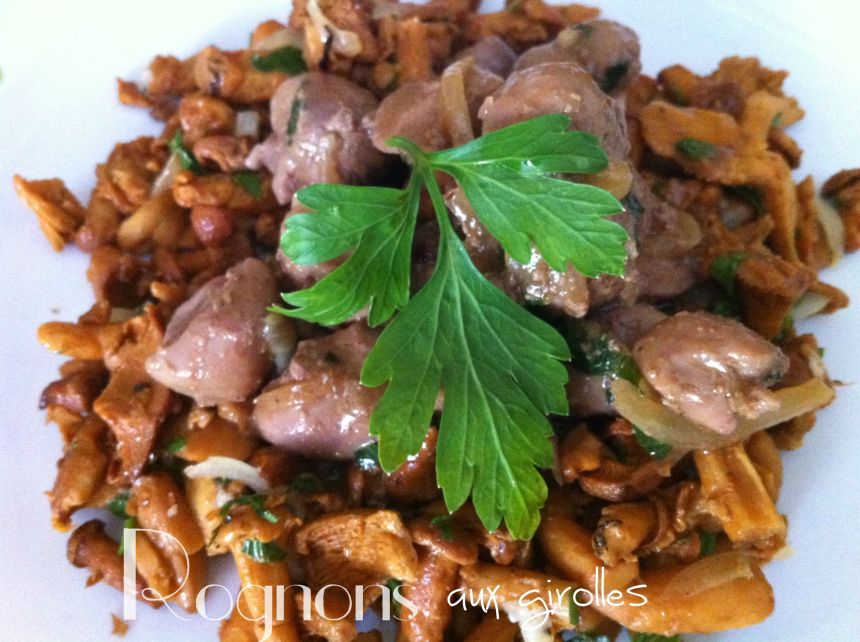 Rognons aux girolles