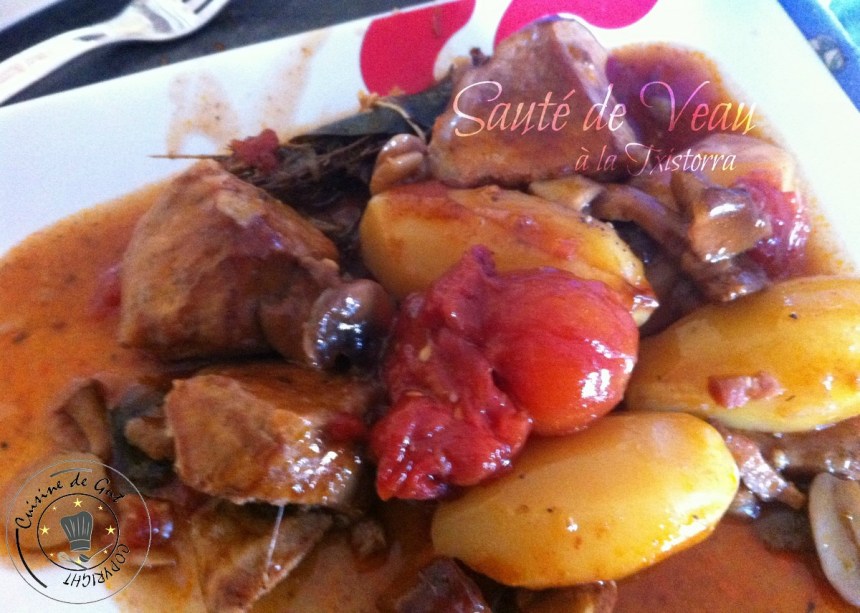Sauté de veau à la Txistorra1