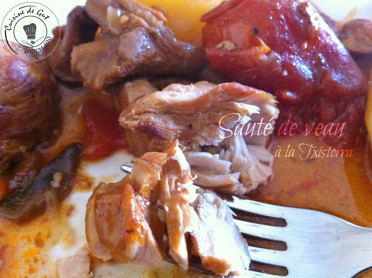 Sauté de veau à la Txistorra2