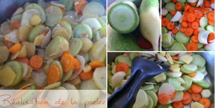 Turbot et poêlée de radis green meat2