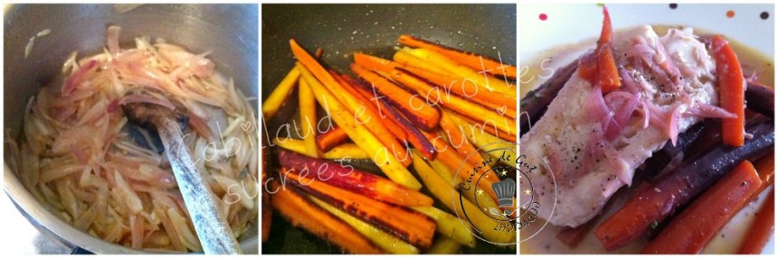 Cabillaud et carottes sucrées au cumin 2