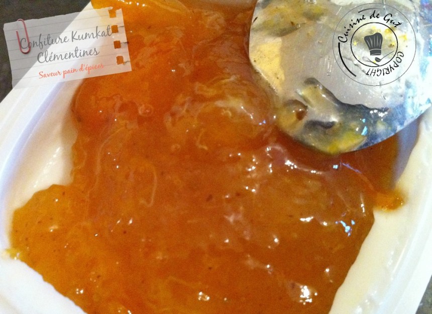 Confiture kumkat clémentines pain d'épices1
