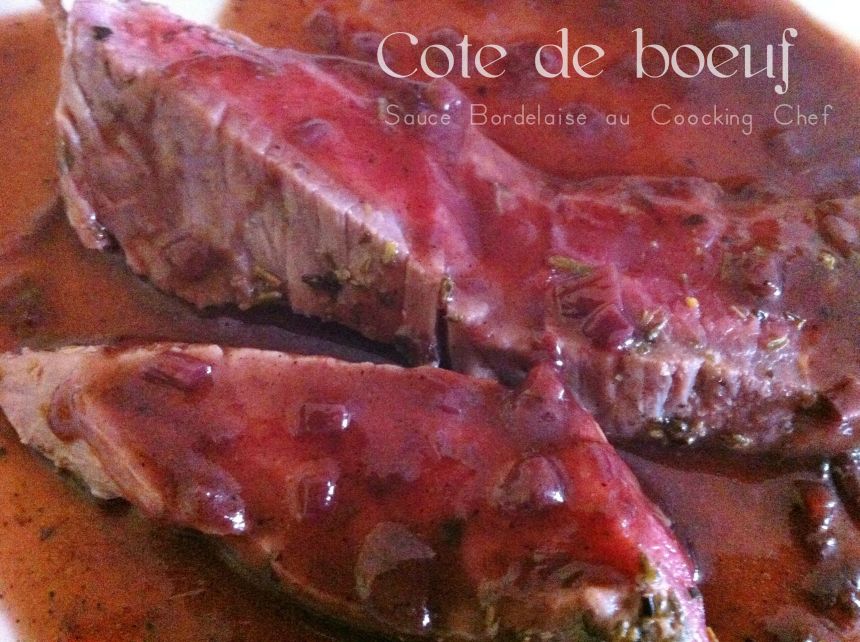 Cote de boeuf sauce bordelaise