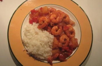 Crevettes aigre douce GERALDINE