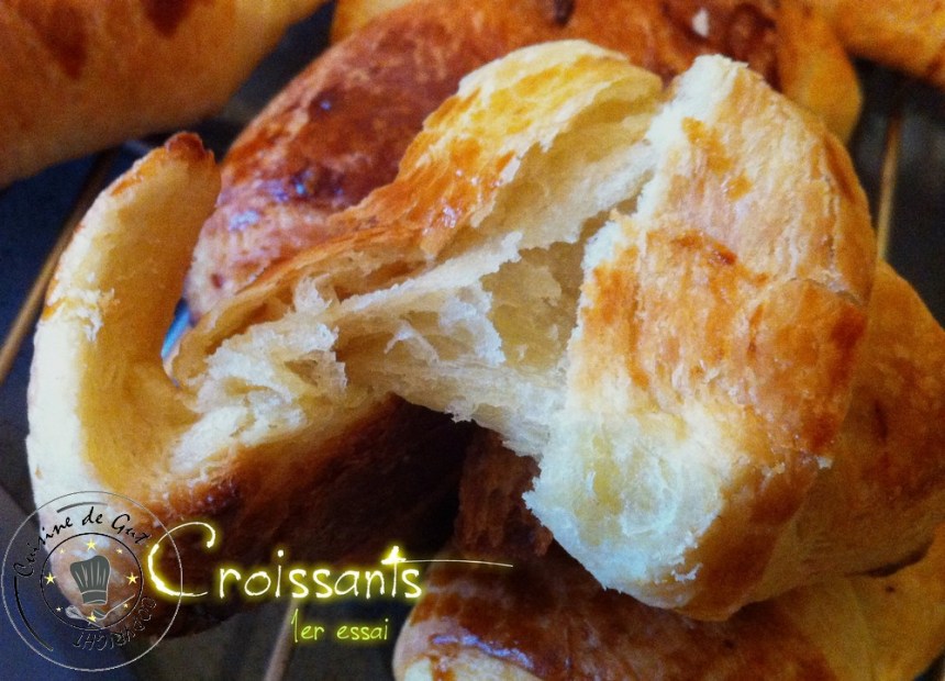 Croissants 1er essai 1
