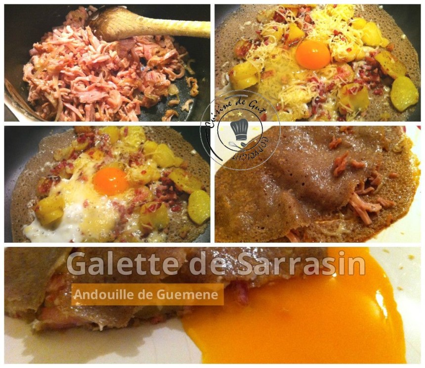 Galette de sarrasin andouille de Guéméné