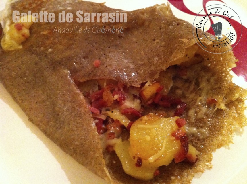 galette de sarrasin andouille