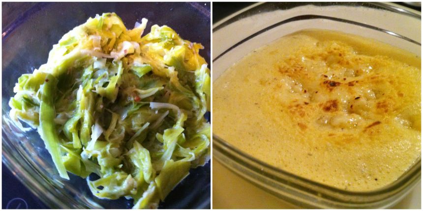 Sabayon au cantal collage