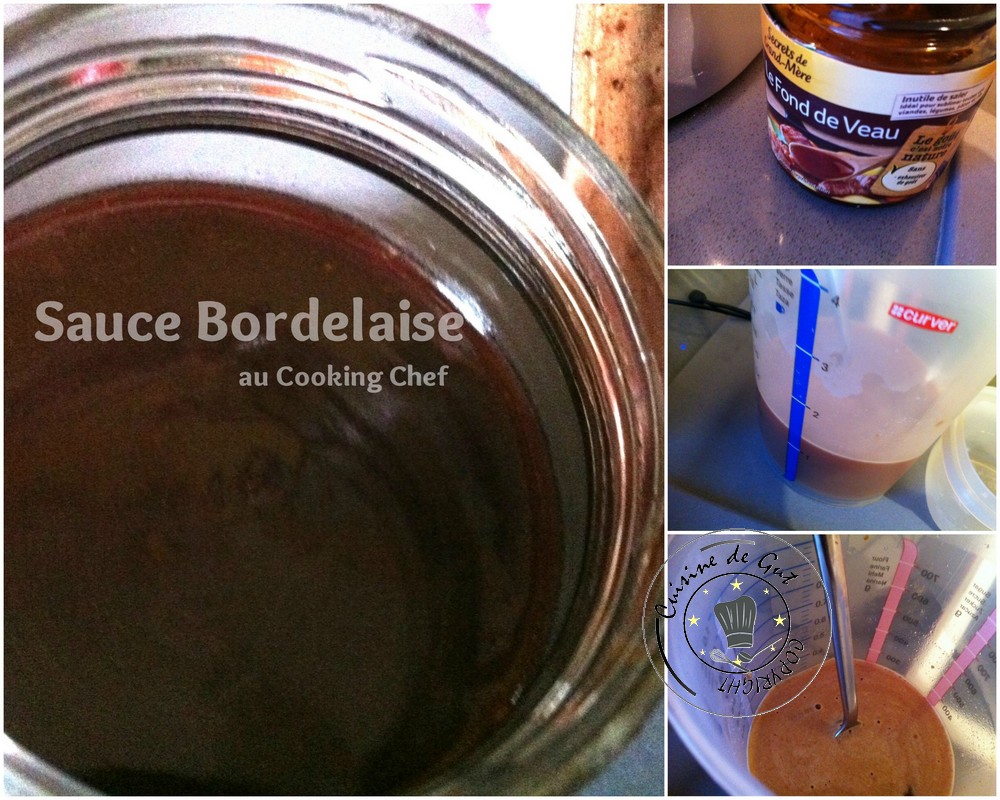 Sauce bordelaise au cooking