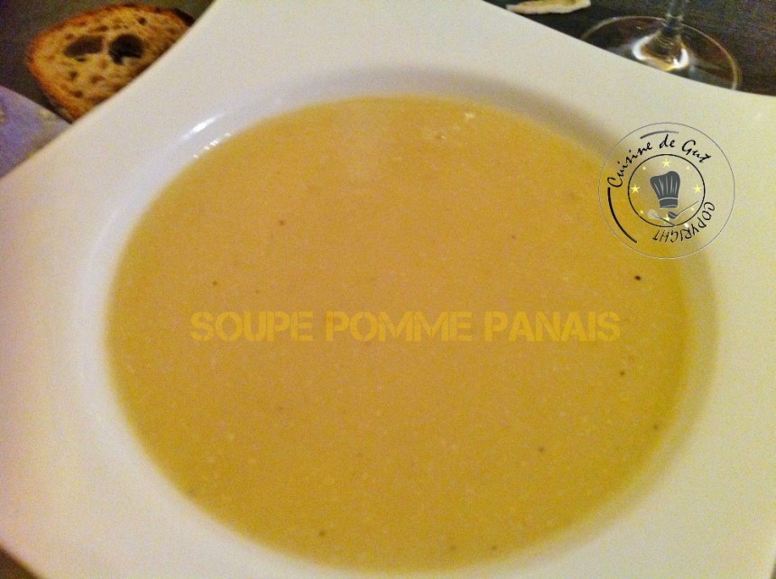 Soupe pomme panais