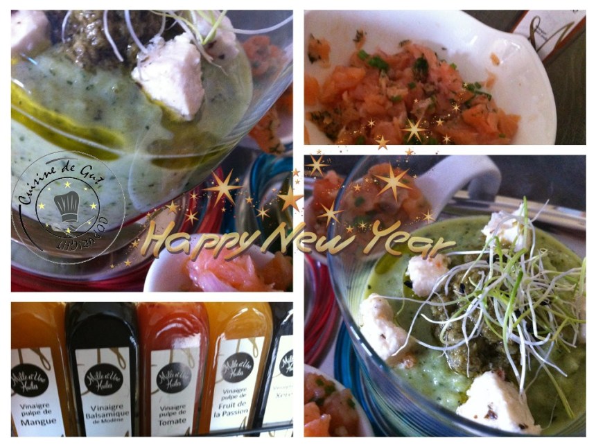 Verrines courgettes Collage 1