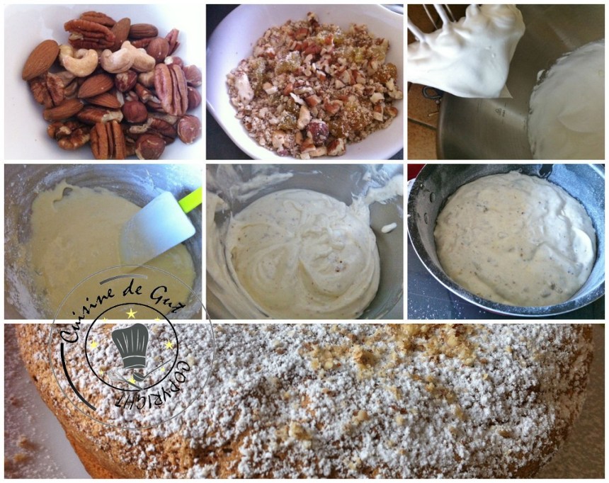 Biscuit aux fruits secs collage