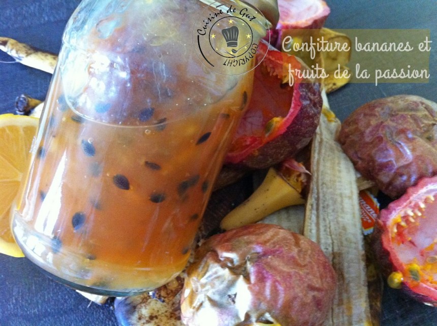 Confiture bananes et fruits de la passion 2