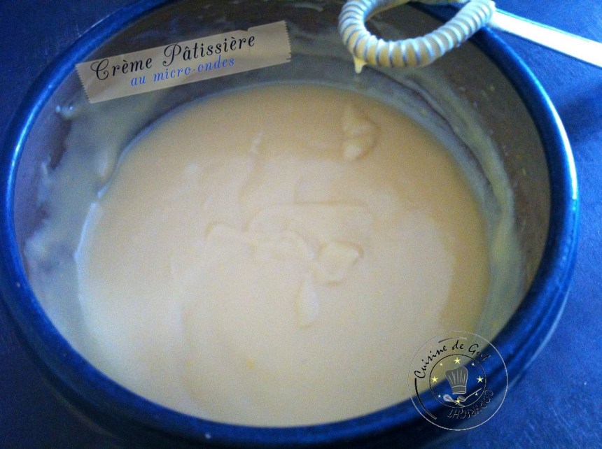 Crème pâtissière micro ondes