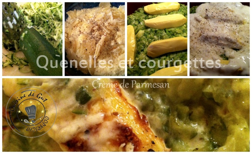 Quenelles et courgettes crème de parmesan 2