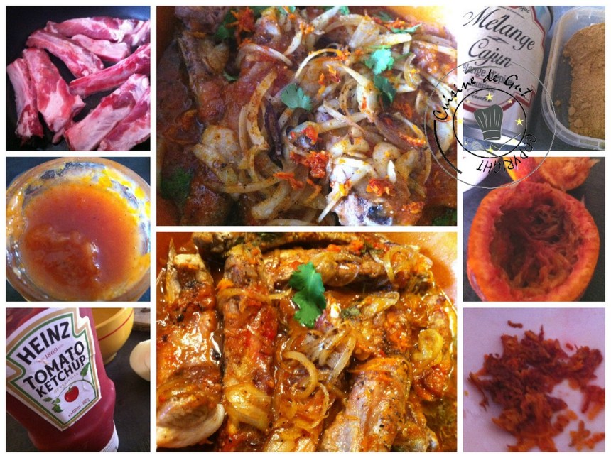 Ribs moelleux aux agrumes Collage