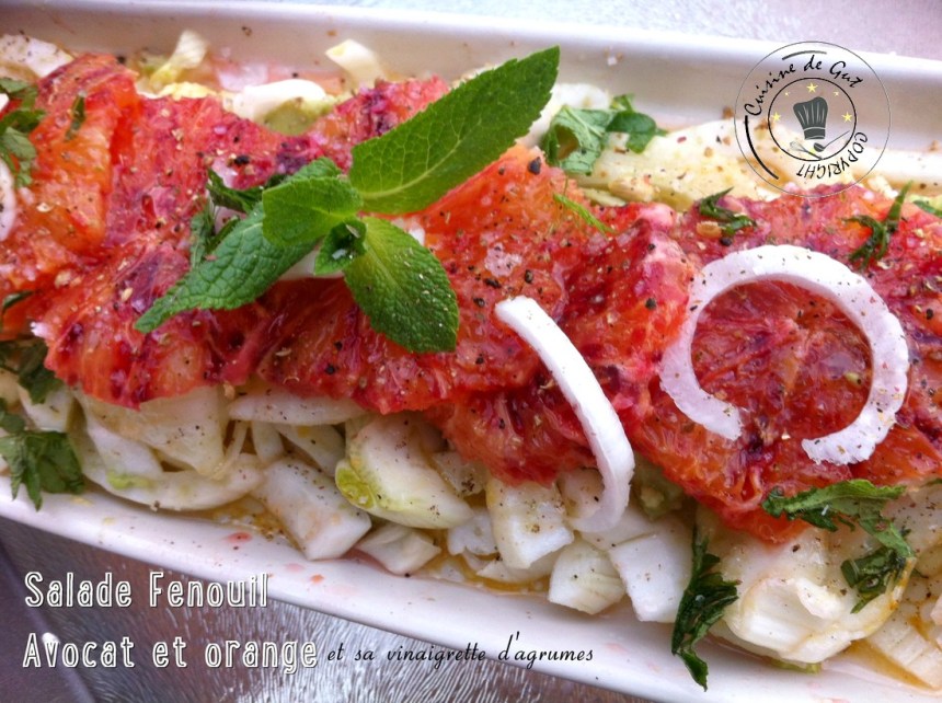Salade fenouil avocat et orange 1
