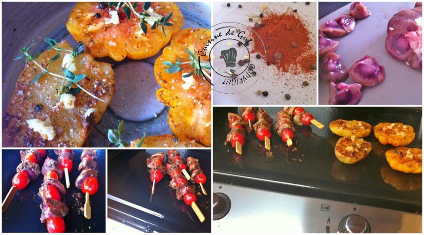 Brochettes de rognons à la plancha 2