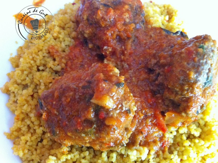 Boulettes de boeuf assia dessus