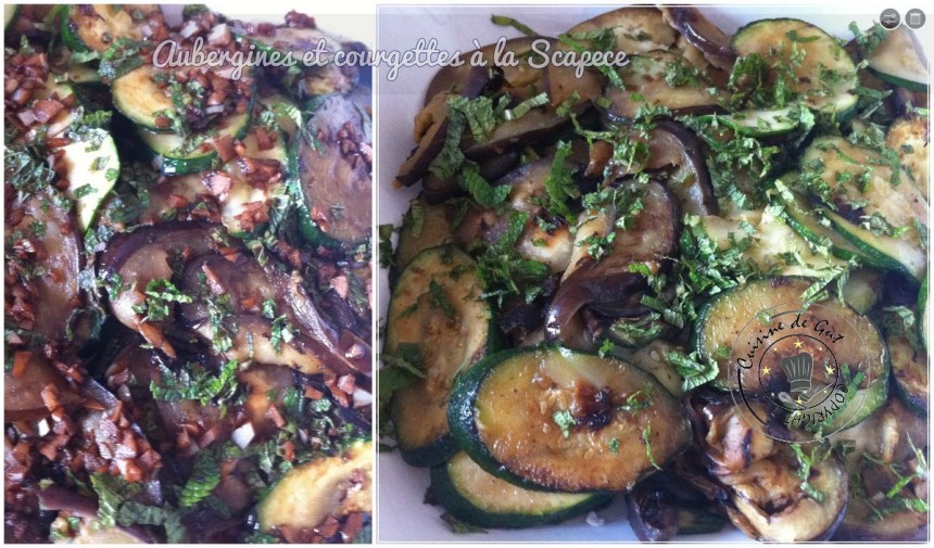 Courgettes et aubergines à scapece