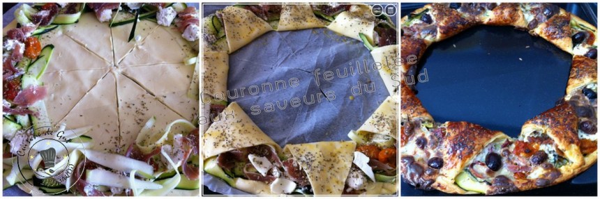 Couronne feuilletée aux saveurs du sud