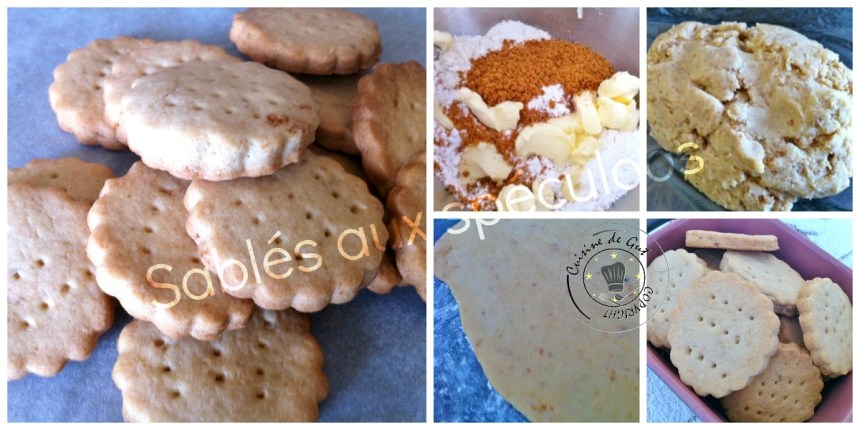 Sablés aux spéculoos montage