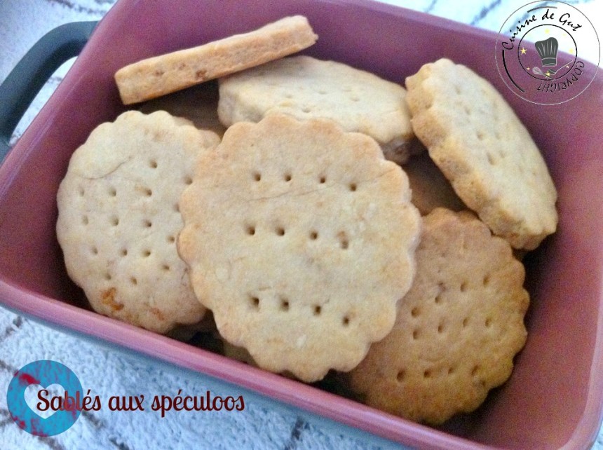 Sablés aux spéculoos