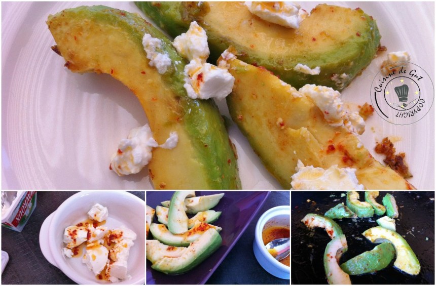 Avocat grillé à la plancha