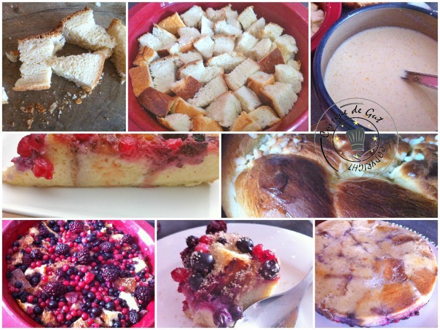 Brioche en gratin aux fruits rouges 2