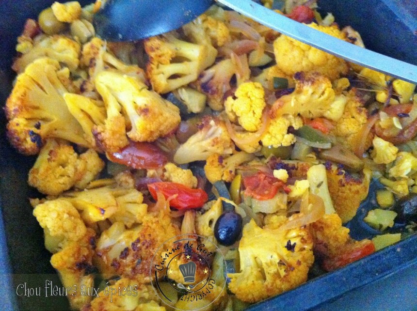Chou fleurs aux épices