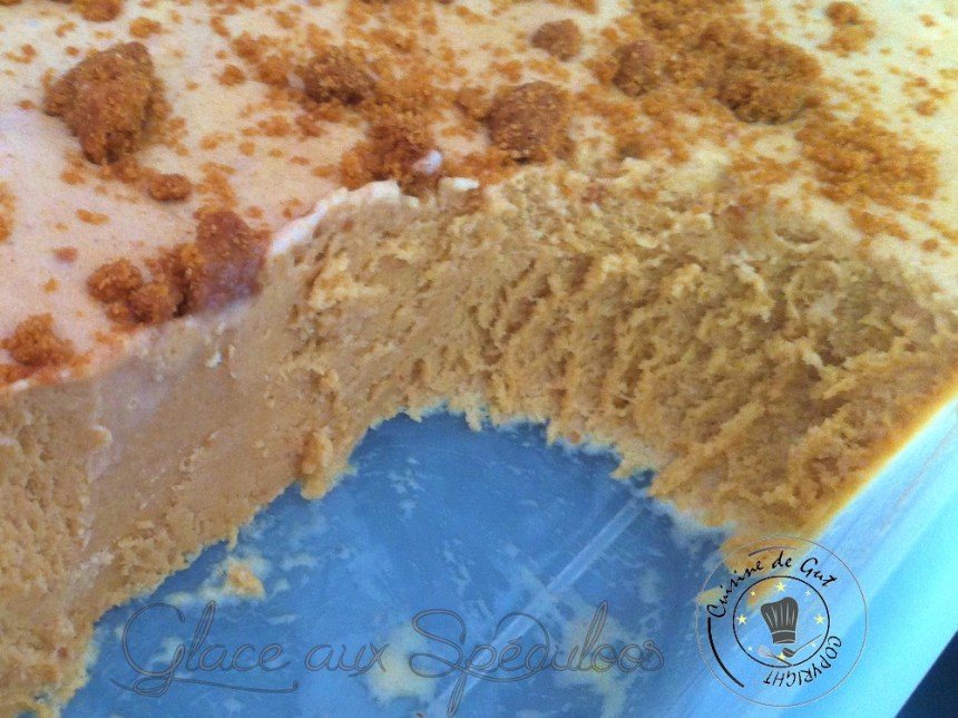 Glace aux spéculoos