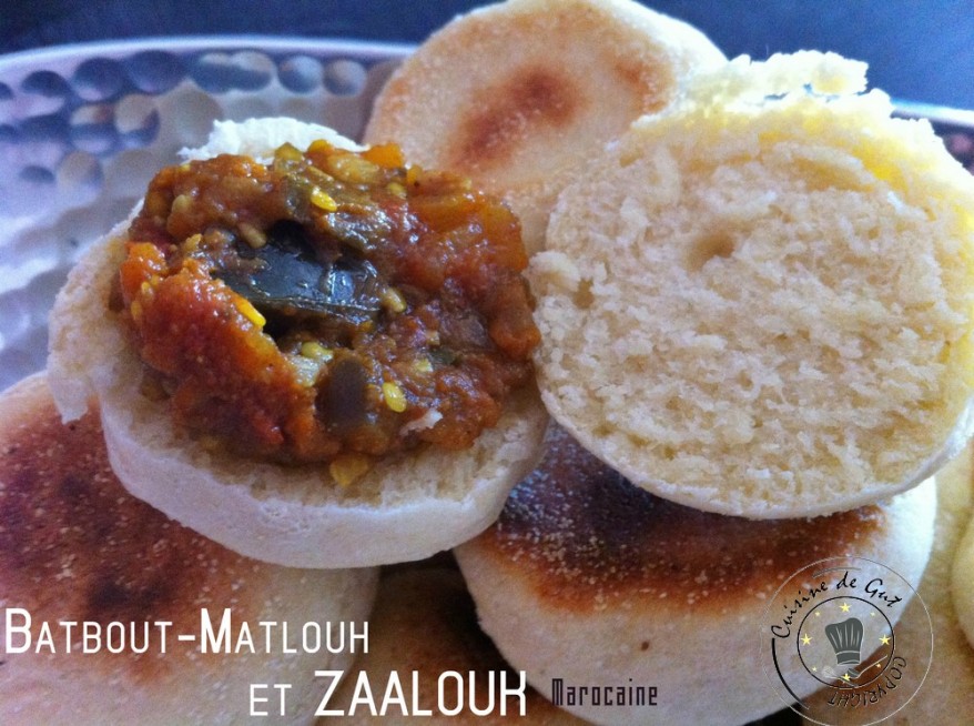 Batbout Matlouh et zaalouk Marocaine
