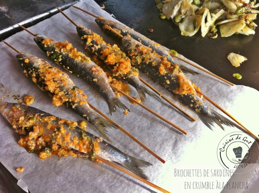 Brochettes de sardines en crumble à la plancha3