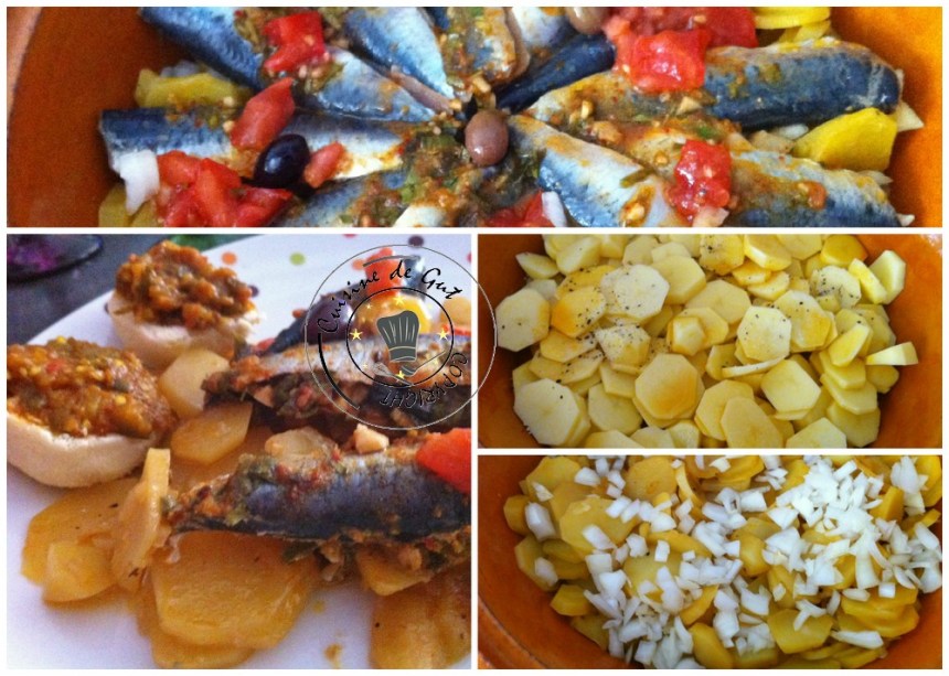 Tajine de sardines farcies à la Chermoula