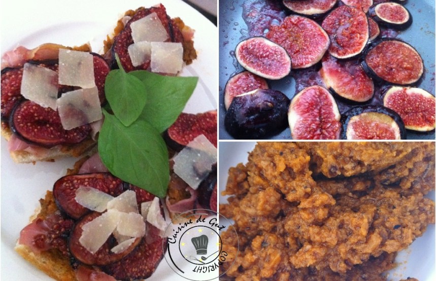 Tartine de figues au caviar d'aubergine2