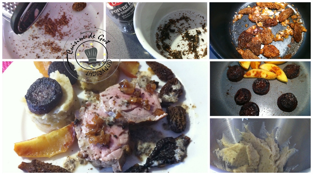 Filet mignon saveurs boudin morille céleri et pomme2