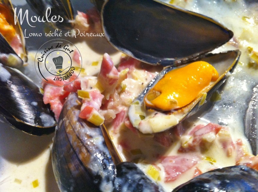 Moules lomo séché et poireaux3