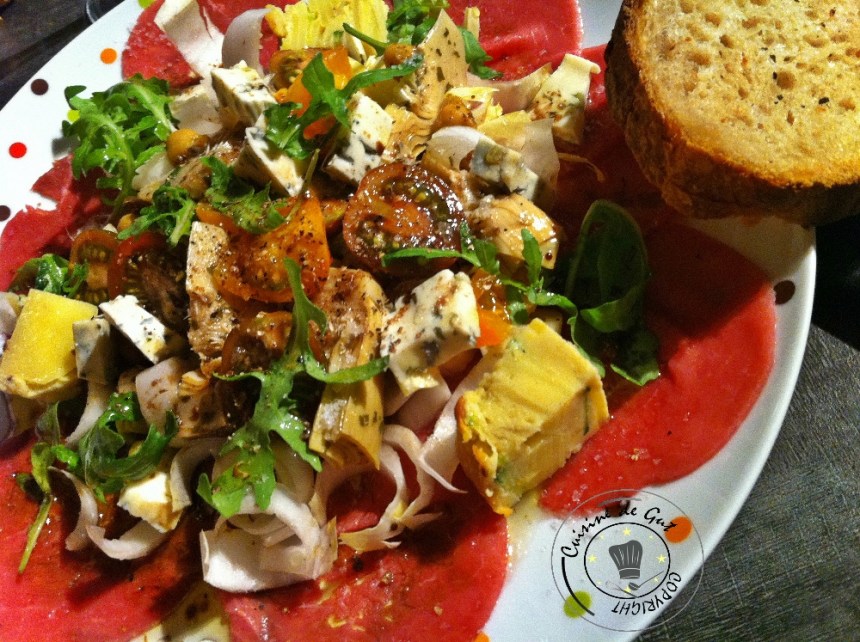Carpaccio en salade1