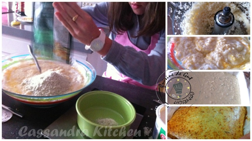 Gâteau de chou fleur réalisation