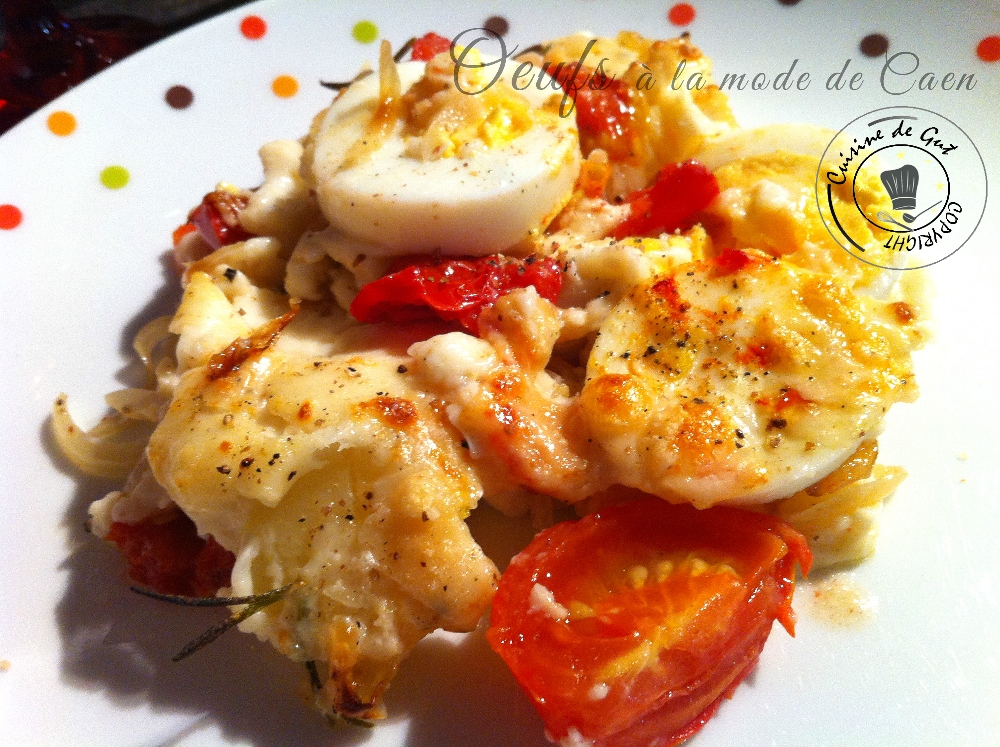 Oeufs à la mode de Caen 1