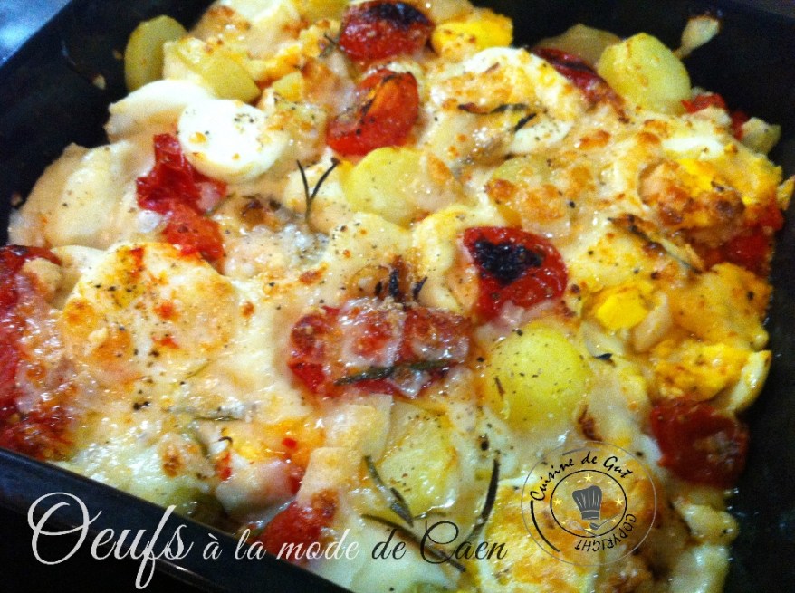 Oeufs à la mode de Caen Réalisation2