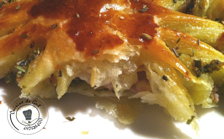 Pâte feuilletée en escargot1