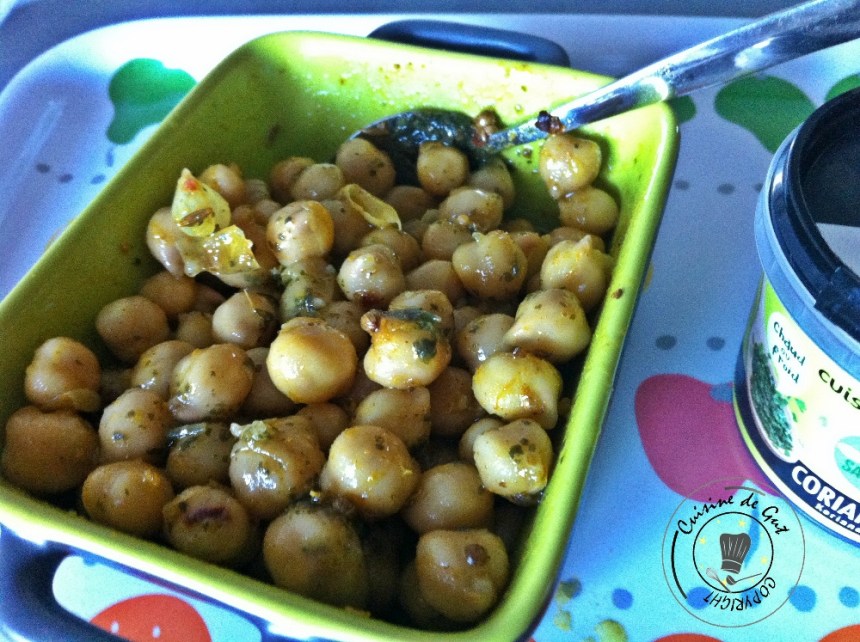 Pois chiches marinés au curry et coriandre2jpg