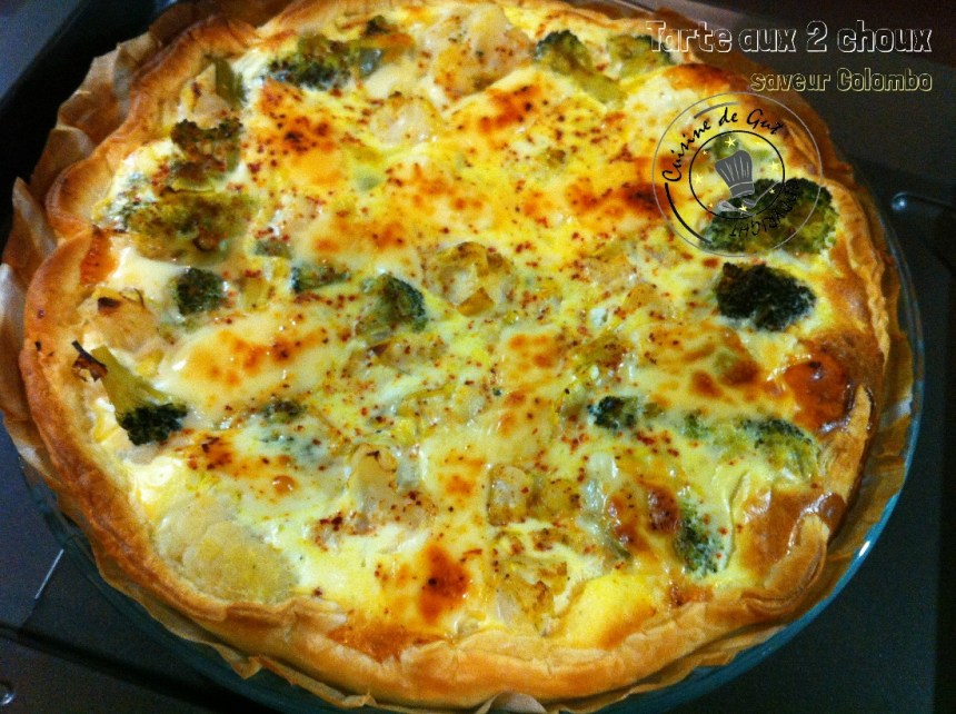 Tarte aux 2 choux saveur Colombo 2
